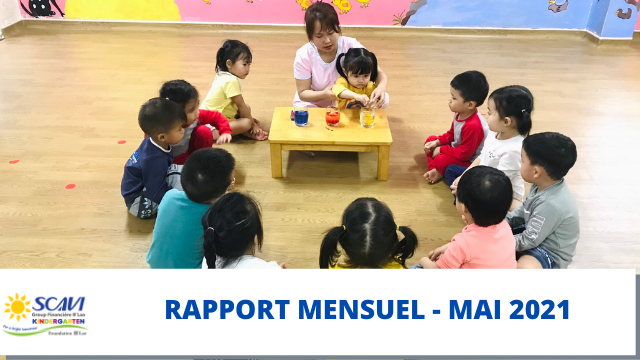 Rapport mensuel de l'école maternelle B'Lao, Mai 2021